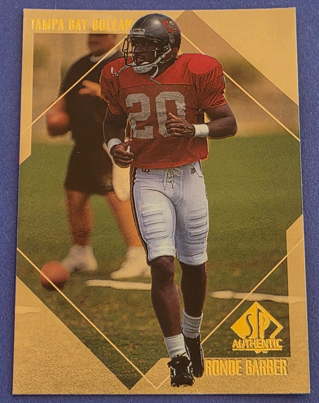 1997 SP Authentic Ronde Barber #186 Tampa Bay Buccaneers HOF