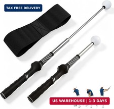 Golf Swing Trainer - Click Feedback, Grip Tempo, Steel Shaft
