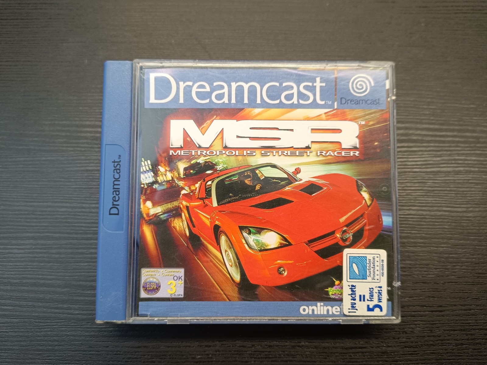 MSR Metropolis Street Racer Dreamcast Sega Complet PAL