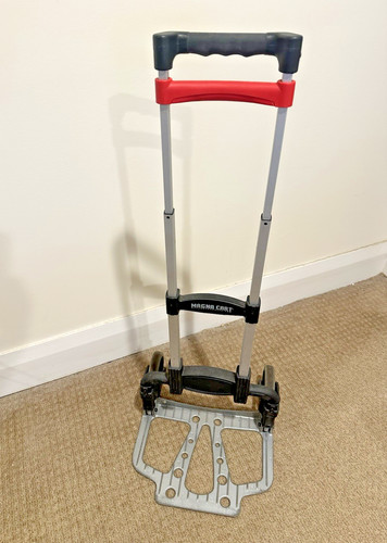 Magna Cart Folding Aluminum Hand Truck Heavy Duty 150 Pound Capacity Telescopic