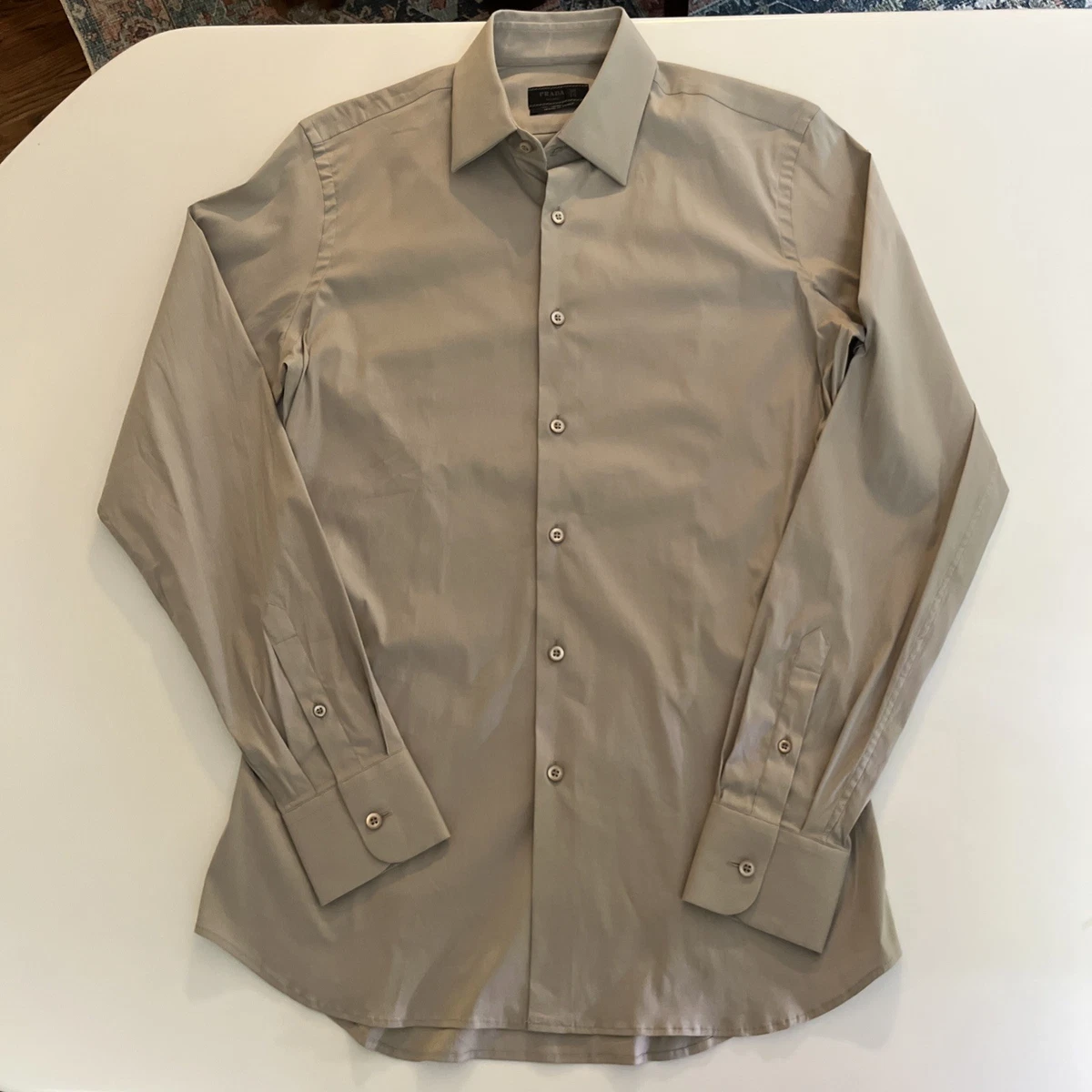 PRADA Gray Dress Shirts for Men for sale | eBay