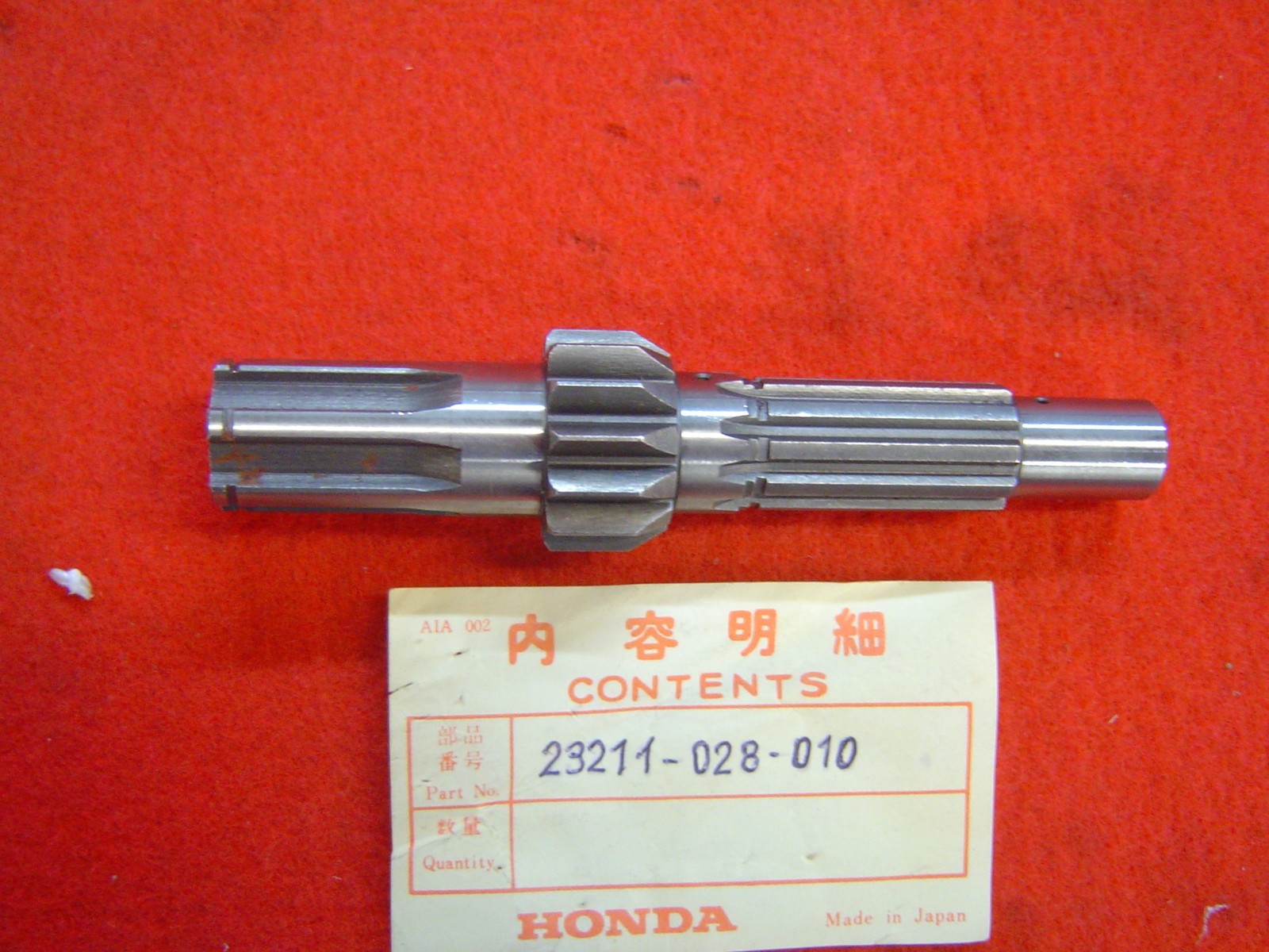 Arbre de boite primaire avec 13 dents haute resistance pour transmission fluide S90