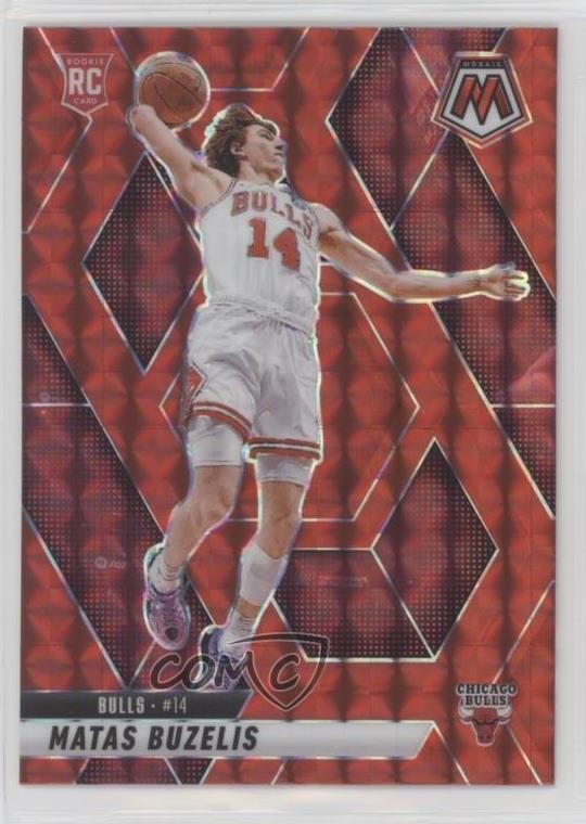 2024-25 Panini Mosaic Rookies Red Prizm Matas Buzelis #223 Rookie RC 11qd