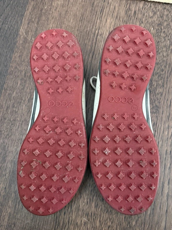 Ecco Biom Hybrid Golf Shoes Men's 10 44 WhiteYak Leather Spikeless Sneakers - Image 3 of 4