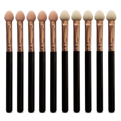 Makeup Brushes Set for Women Professional,UorPoto 10Pcs Sponge Black 