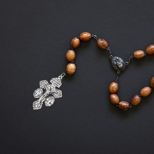24 Pcs Pardon Crucifix for Rosary Making Supplies,Rosary Crosses Parts St Ben... - Picture 5 of 7