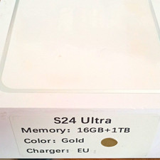 Samsung Galaxy S24 Ultra Smartphone Gold 1TB Speicher 16GB RAM