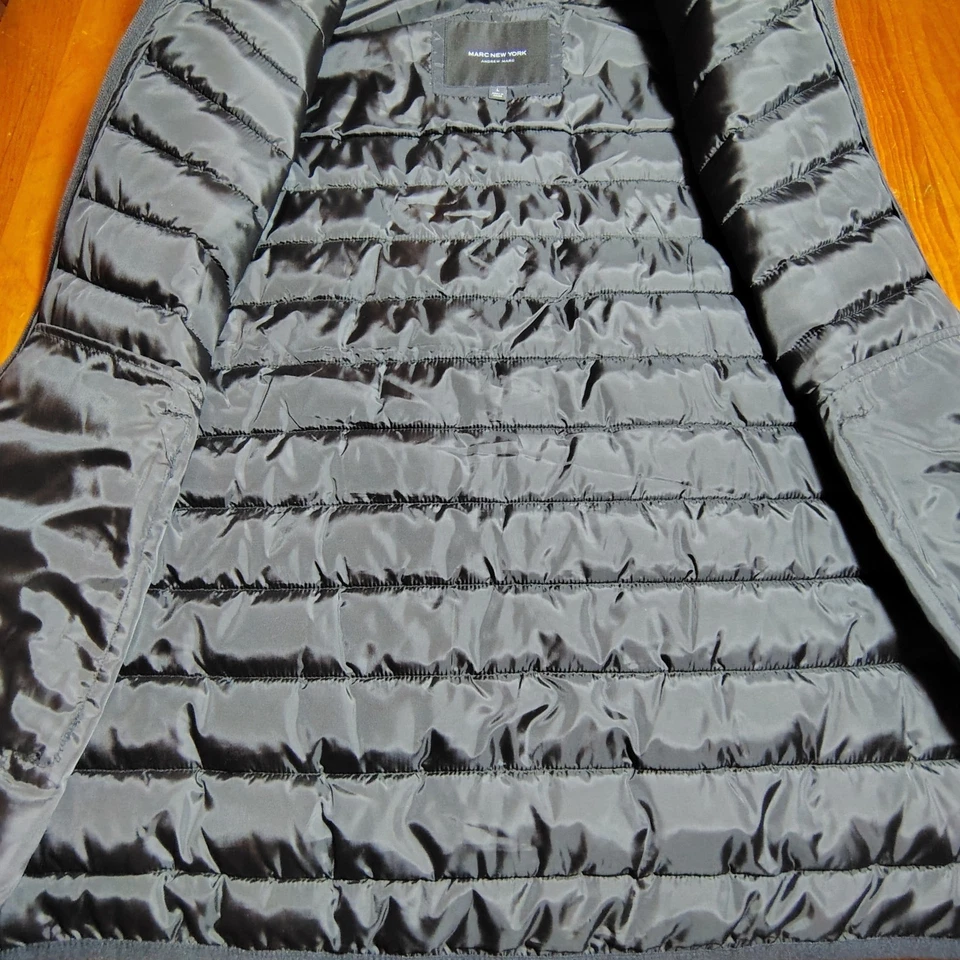 Мужской пуховик Marc New York Andrew Marc многослойный легкий черный L - Изображение 3 из 4