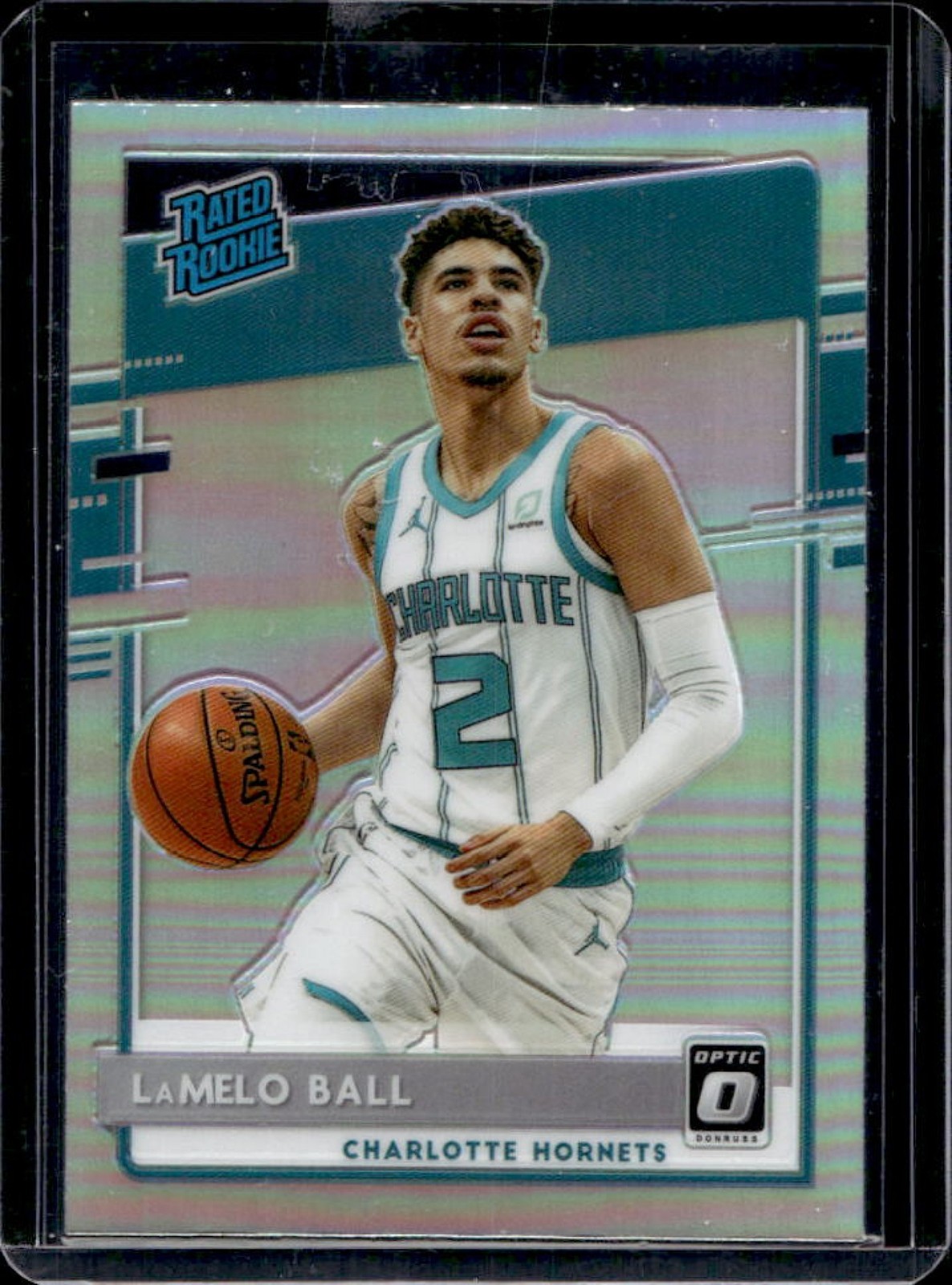 2020-21 Donruss Optic LaMelo Ball Holo Rookie RC #153 Hornets