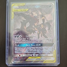 Carta Umbreon e Darkrai GX Tag Team Black Star Promo SM241 (NM)