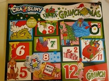 12 Days Of Grinchmas Slime Advent Calender Cra-Z-Art NEW Box Has A Few Dents