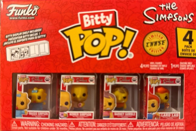 Bitty Pop! The Simpsons - Maggie Simpsons Lard Lad 4-Pack
