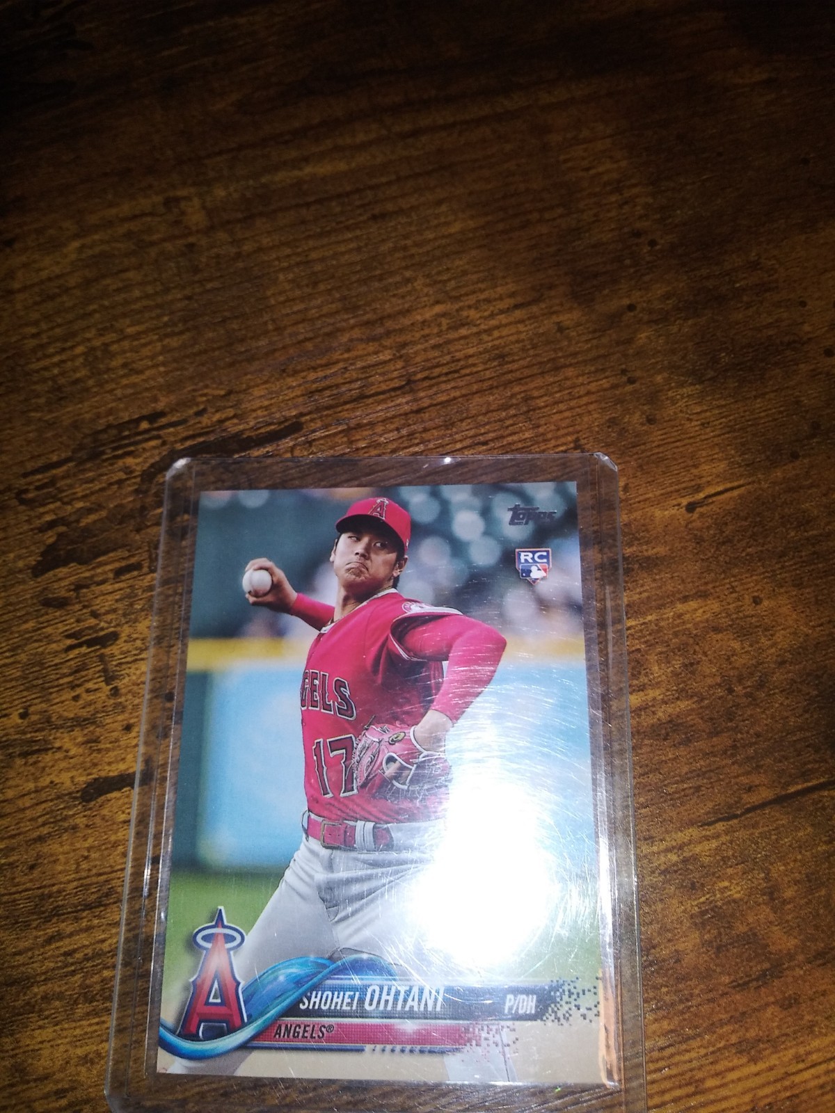 2018 Topps Update Series - Shohei Ohtani #US1 Pitching, Red Jersey (RC)