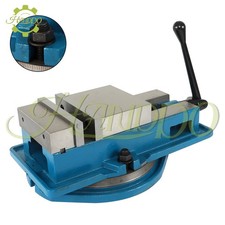 6" Lockdown Milling Machine Vise Swiveling Base Bench With 360  Swiveling Base