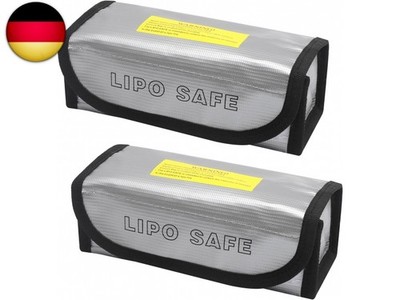 2 Stück Lipo Safe Bag Explosionsgeschützte Feuerfeste Akku Tasche Feuerfest S