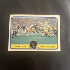 1981 Fleer Team Action Set-Break #  7 Chicago Bears Walter Payton