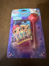 New In Package Shimmer and shine Plush Diary w/ lock keys  fuzzy pen gift Set