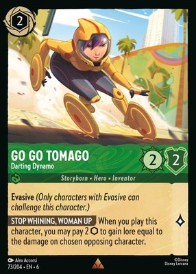 Go Go Tomago, Darting Dynamo - FOIL - Azurite Sea - Lorcana TCG