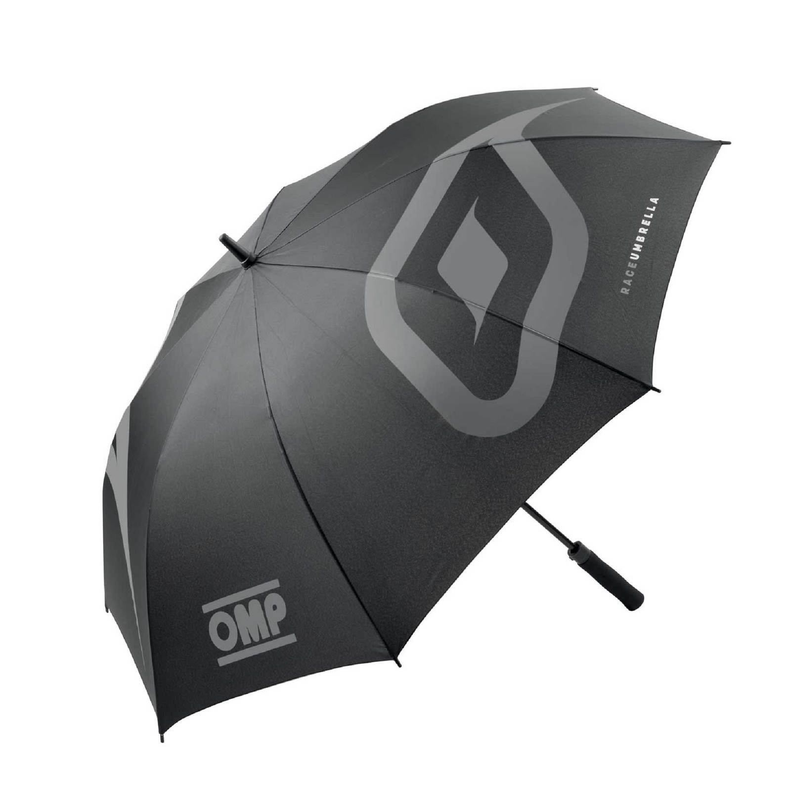 OMP Umbrella - 130cm Diameter, Windproof Design, Padded Handle