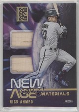 2022 Panini Capstone New Age Materials Holo Gold 12/25 Nick Ahmed #NAM-NA 2s2