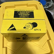 LOT of 6: CHERNE 2” Clean-Seal Pneumatic Plug Ballon Part # 271705