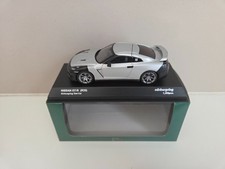 Kyosho 1/43 Nissan GT-R (R35) Nurburgring Test Car - Silver/Black - 03741NU