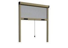 Zanzariera rullo verticale avvolgibile finestre bronzo 130×160 alluminio 131v