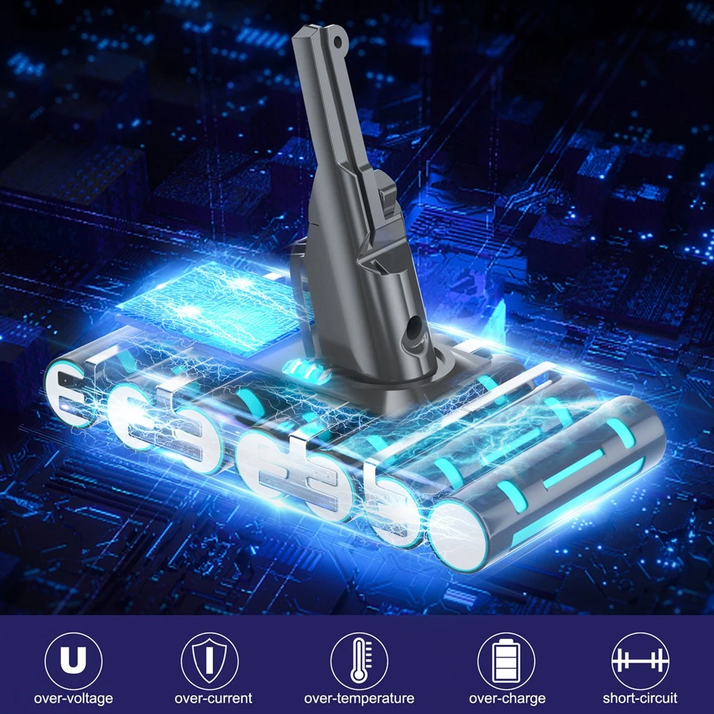 9500mAh Battery For Dyson V8 SV10 SV25 Absolute V8 Animal V8 Motorhead Vacuum AU