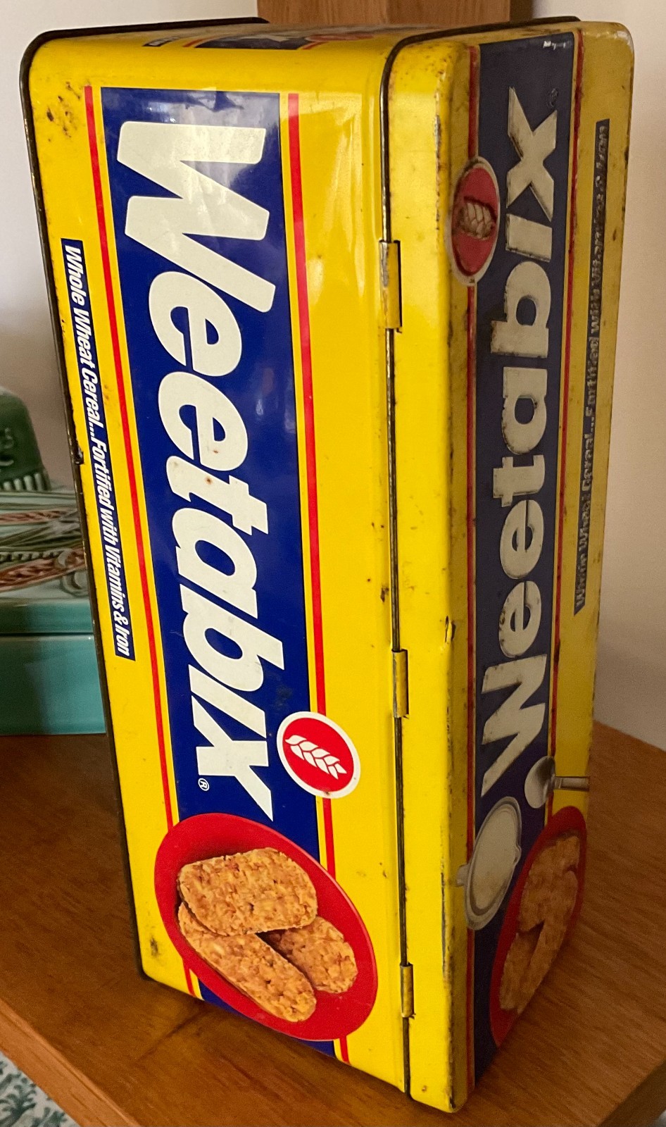 WEETABIX VINTAGE METAL BOX TIN 11 INCHES BY 4 INCHES