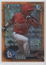 2016 Bowman Chrome Prospects Orange Shimmer Refractor Magneuris Sierra 8s6