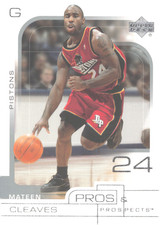 2001-02 Upper Deck Pros & Prospects - Mateen Cleaves #24 Pistons