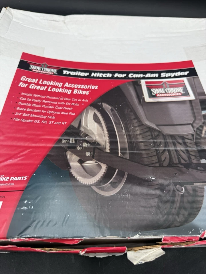 Show cromo 41-164 remolque enganche Can-Am Spyder RT/ST/GS 2008-2014 Foto 2 de 4