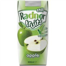 Radnor Hills Fruit Juice Apple Drink Tetra Carton School Approved - 24 Pack