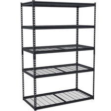 Heavy Duty Garage Shelving 5 Tier Metal Adjustable Storage Shelves 2500lbs
