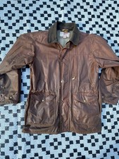 Filson Cover Cloth Mile Marker Coat Men's XL Waxed Oil Cloth Made is USA