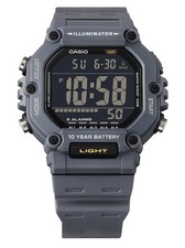 Casio Illuminator Digital Alarm Dual Time Quartz AE-1600H-8BV 100M Mens Watch