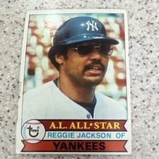 Topps 1979 Reggie Jackson New York Yankees A.L. All Star Baseball Card #21 #700