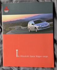 Mitsubishi Space Wagon Range Large Format 1999 UK Sales Brochure