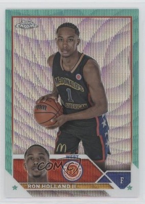2023 Chrome McDonald's All American Aqua Wave Refractor /199 Ron Holland II 18bh