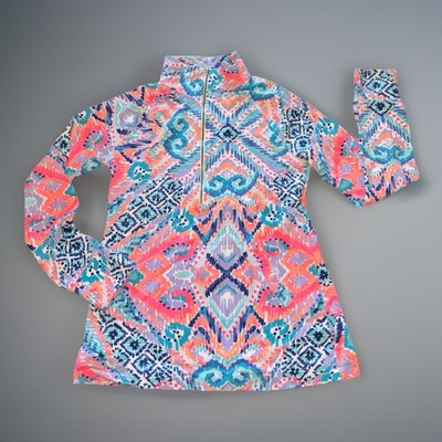 Lily Pulitzer SKIPPER POPOVER Half Zip Pullover Size Xs