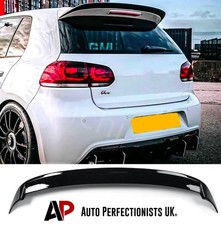 For VW Golf MK6 GTD GTI R20 R Gloss Black Rear Boot Roof Spoiler Wing 2008-2013