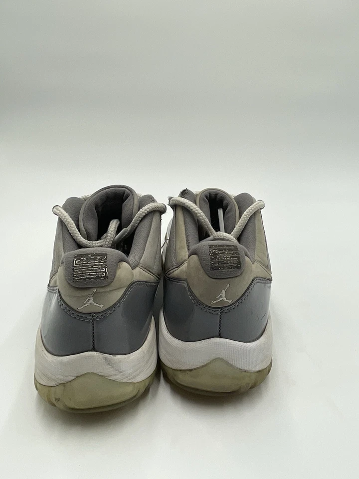 Nike Air Jordan 11 Retro Low Size 9.5 Cool Gray 528896-003, Used Jordans - Image 3 of 4