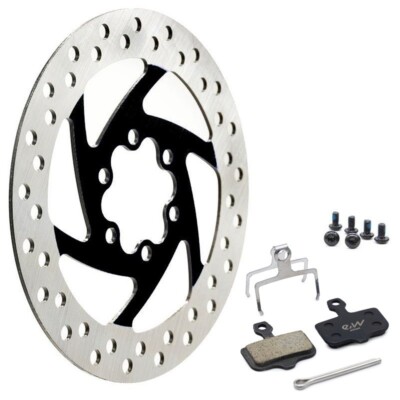Bremsscheibe + Bremsbeläge Set Kugoo Kukirin G3 Pro G4 Max Resin Scheibenbremse