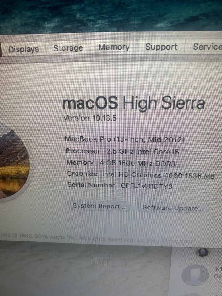 MacBook Pro 13 pulgadas 2012 Foto 4 de 4