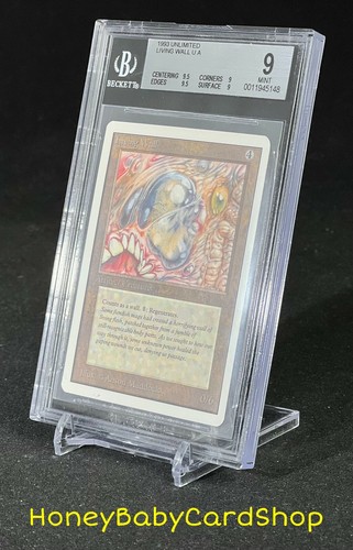 MTG Unlimited Edition 1993 Living Wall BGS 9.0Q++ (Quad++) MINT Old School 93/94 - Picture 3 of 6