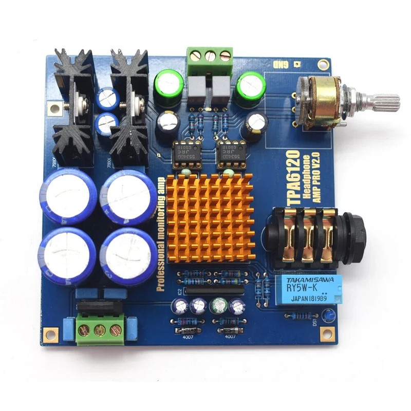 TPA6120A2 Hi-Fi Headphone Amplifier Board Athens Enthusiast Audio Amplifiers