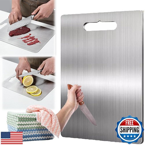 Tivano Cutting Board, Tivano Titanium Cutting Boards for Kitchen, Stainless S