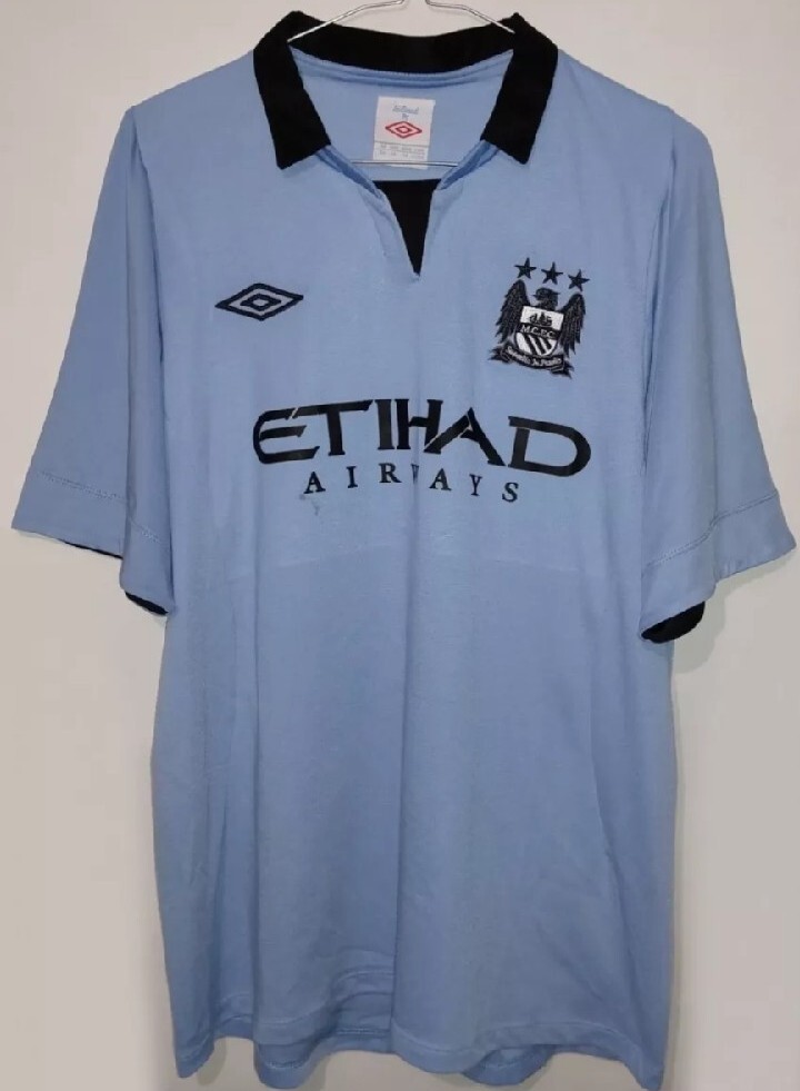 Maillot Manchester City 2011 Domicile #9 Adebayor - Taille 36 - Occasion