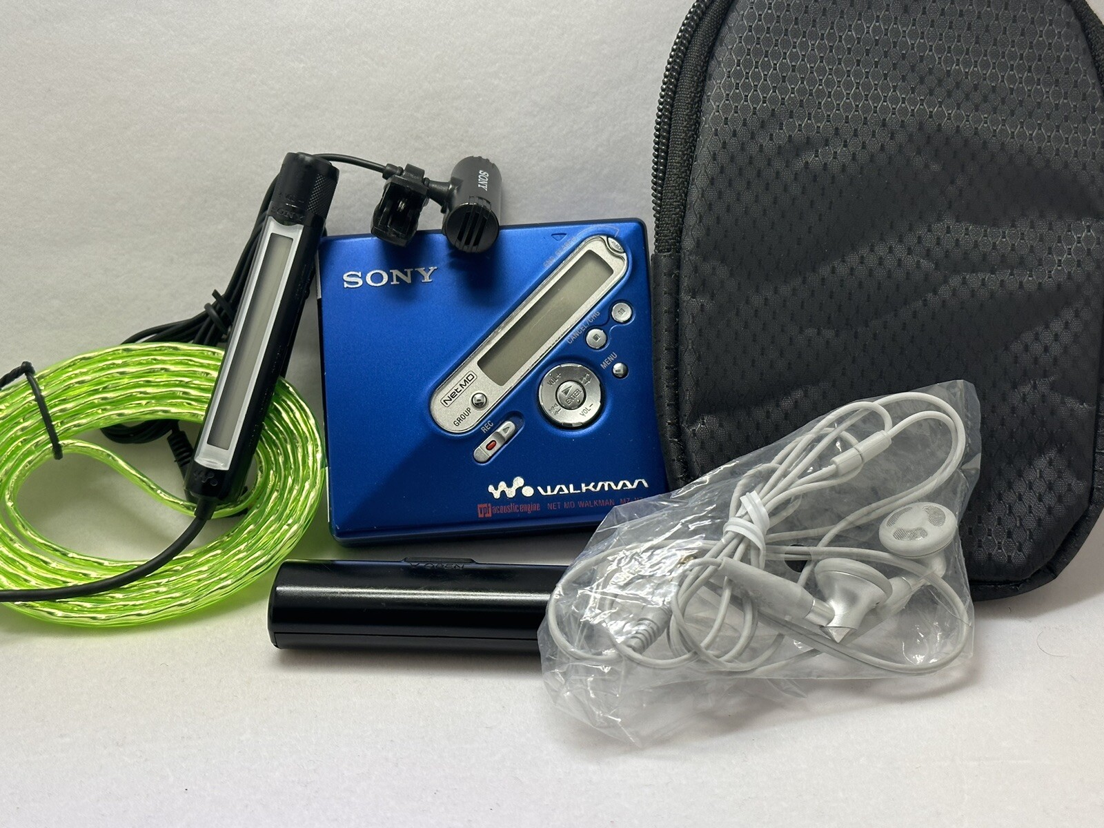 Sony MZ N710 portable minidisc player recorder With Sony Microphone. eBay