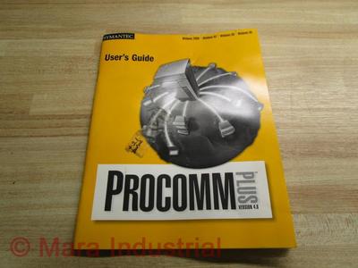 Symantec 14-30-00071 User's Guide For Procomm Plus